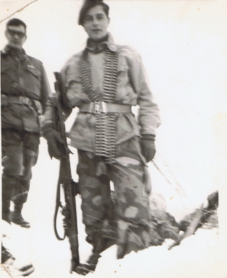 Silvano Moretti militare 1969