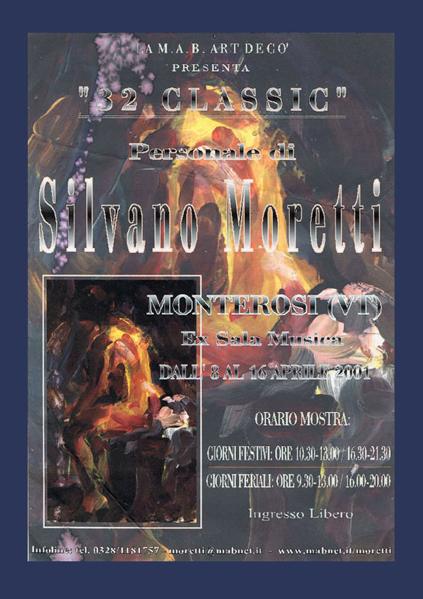 Mostra 8-16 aprile 2001 